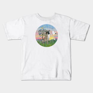 Black Mouth Cur at Rainbow Bridge Kids T-Shirt